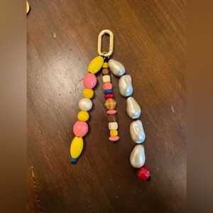 Clare V Multi Beaded Fob